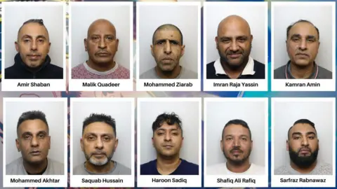 West Yorkshire Police Photos of 10 men convicted of child sexual abuse 