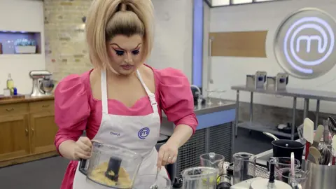 BBC/Shine TV Cheryl Hole in the MasterChef kitchen