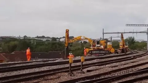 Network Rail  Parkway works