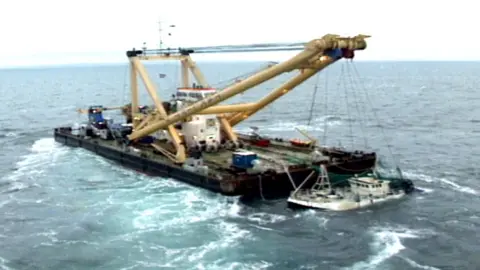 Sapphire being raised