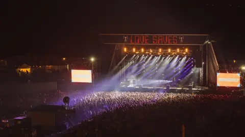 Khris Cowley Love Saves The Day main stage in Bristol