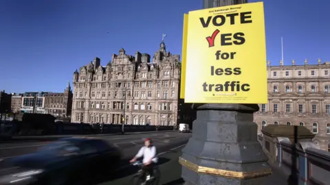 Getty Images Edinburgh congestion charge campaign