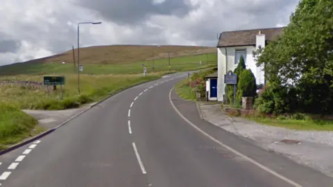 Google Streetview The A52 south of Buxton