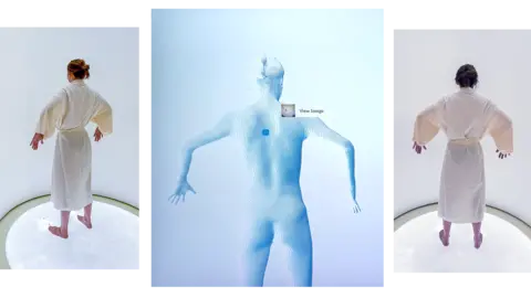 Full body scan images