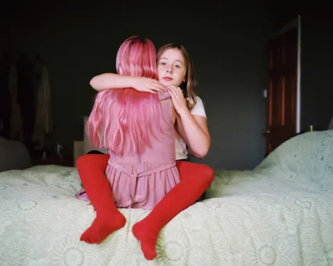 Kirsty Mackay girls in pink