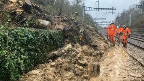 BBC Twyford landslide