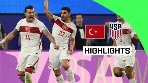 Turkey players celebrate