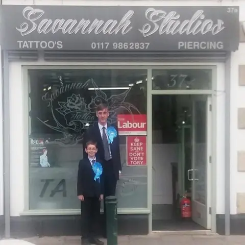 Instagram/Jacob Rees-Mogg Jacob Rees-Mogg and son