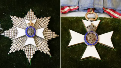 National Trust Breast Star and Grand Cross with sash