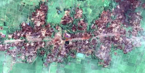 2017DigitalGlobe Satellite imagery from Rakhine state