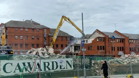 LDRS Construction site above the cave