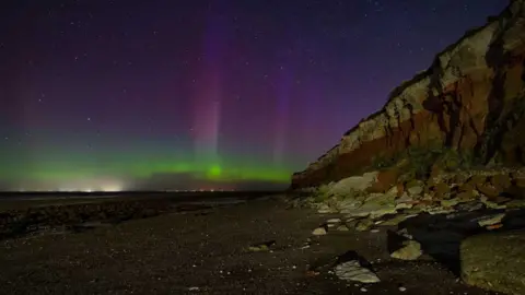 Gary Pearson Northern Lights over Norfolk, 24 March 2023