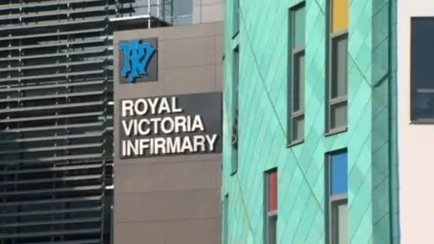 BBC Newcastle's RVI hospital