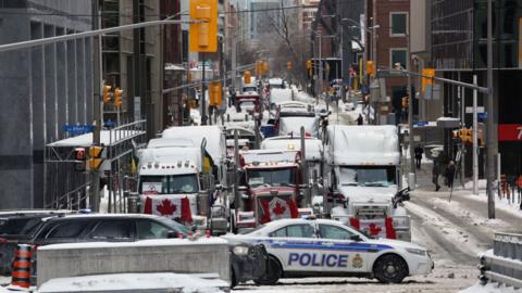 Freedom Convoy: How Might Canada's Trucker Protest End? - BBC News