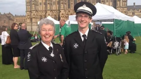 Mary Buck Mary Buck (left)