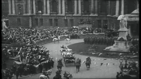 BRITISH PATHÉ Historic image of opening of parliament