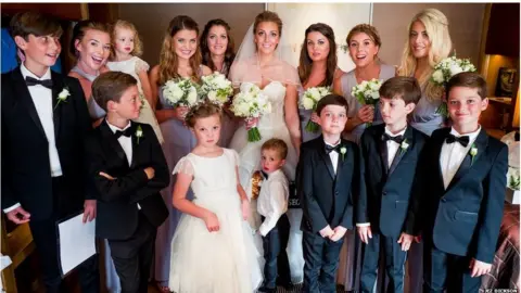 Jez Dickson wedding party