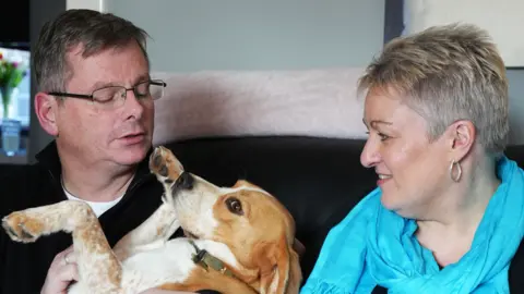 Prostate Cancer UK The couple and dog