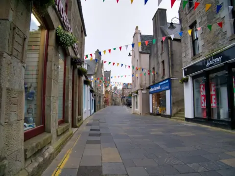 Alamy Street in Lerwick, Shetland