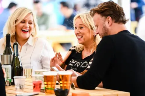 Getty Images Beer garden in Glasgow