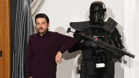 Getty Images Diego Luna attends the 'Rogue One: A Star Wars Story' photocall at The Corinthia Hotel on December 14, 2016 in London, England.