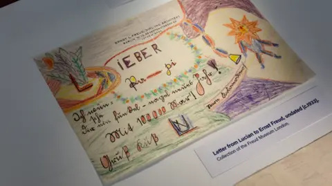 Freud Museum Lucian Freud letter