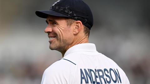 James Anderson on England duty
