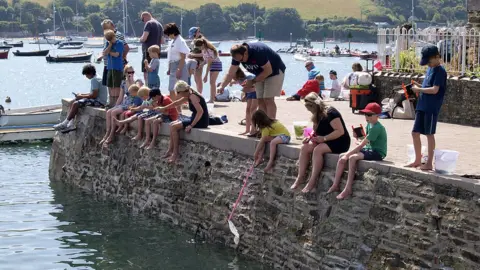 Getty Images Crabbers in Salcombe