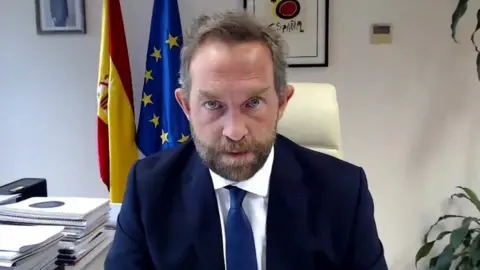 Spanish tourism minister Fernando Valdés