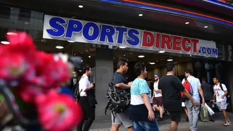 Getty Images Exterior of Sports Direct shop