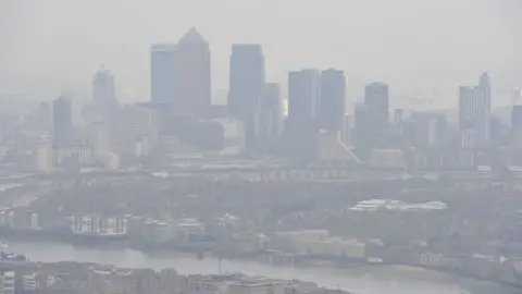 PA Air pollution over London