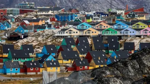 Reuters Houses in the town of Ilulissat, Greenland. Photo: September 2021