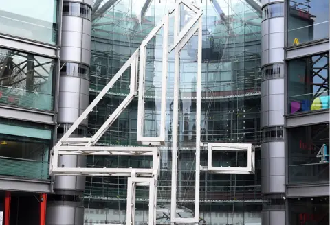 Getty Images Channel 4 logo at its London hq