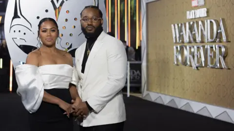 PA Media Zinzi Evans and Ryan Coogler attending the European premiere of Black Panther: Wakanda Forever