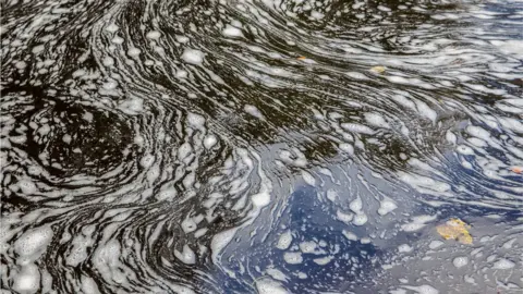 Getty Images No river in England and Wales is currently free from pollution