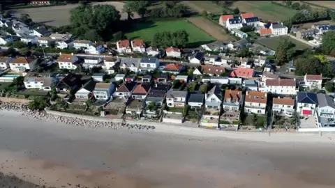 BBC Houses on the beach Jersey