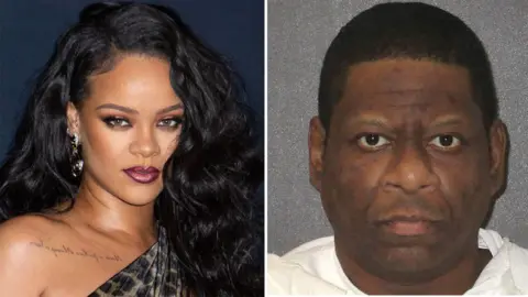 Getty Images Rihanna and Rodney Reed