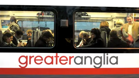 Nicholas T Ansell/PA A Greater Anglia train