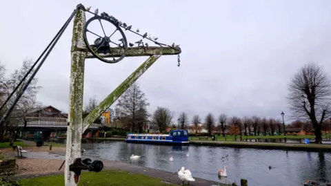 The historic goods crane will be carefully removed and restored.
