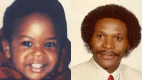 Courtesy Missing Children Society of Canada Jermaine Allan Mann (L) as a child and Allan Mann (R) in a dated image