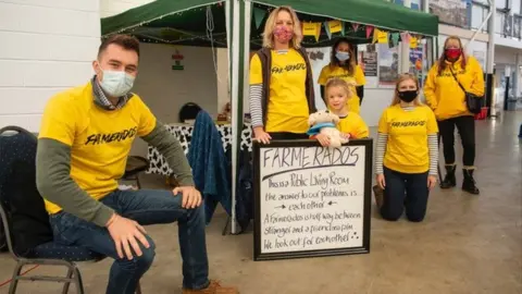 Aisling Magill The volunteers at Sedgemoor Farmers' Market