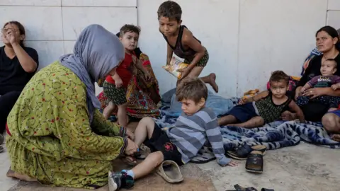 reuters families displaced in beirut, lebanon. photo: 29 september 2024