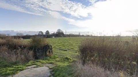 Google The proposed site in Hogsthorpe