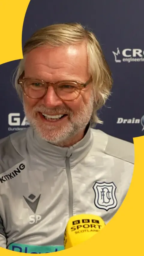 Dundee manager Steven Pressley