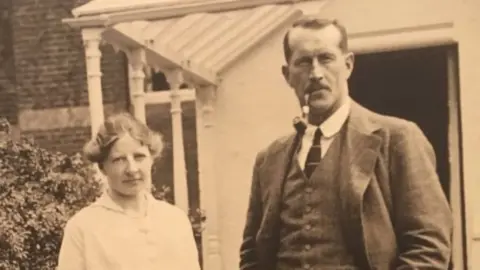 Lucas family Poppy and Cuthbert Lucas