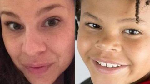 Rozanne Cooper, 34, and Makayah McDermott, 10