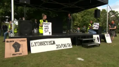 Lydney BLM rally on Sat 20 June 2020