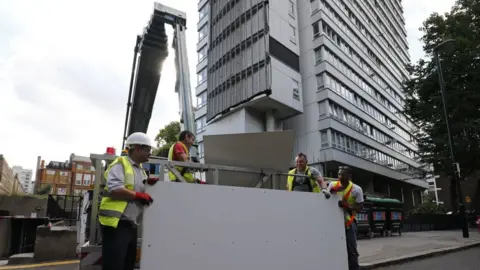 Getty Images Cladding removal