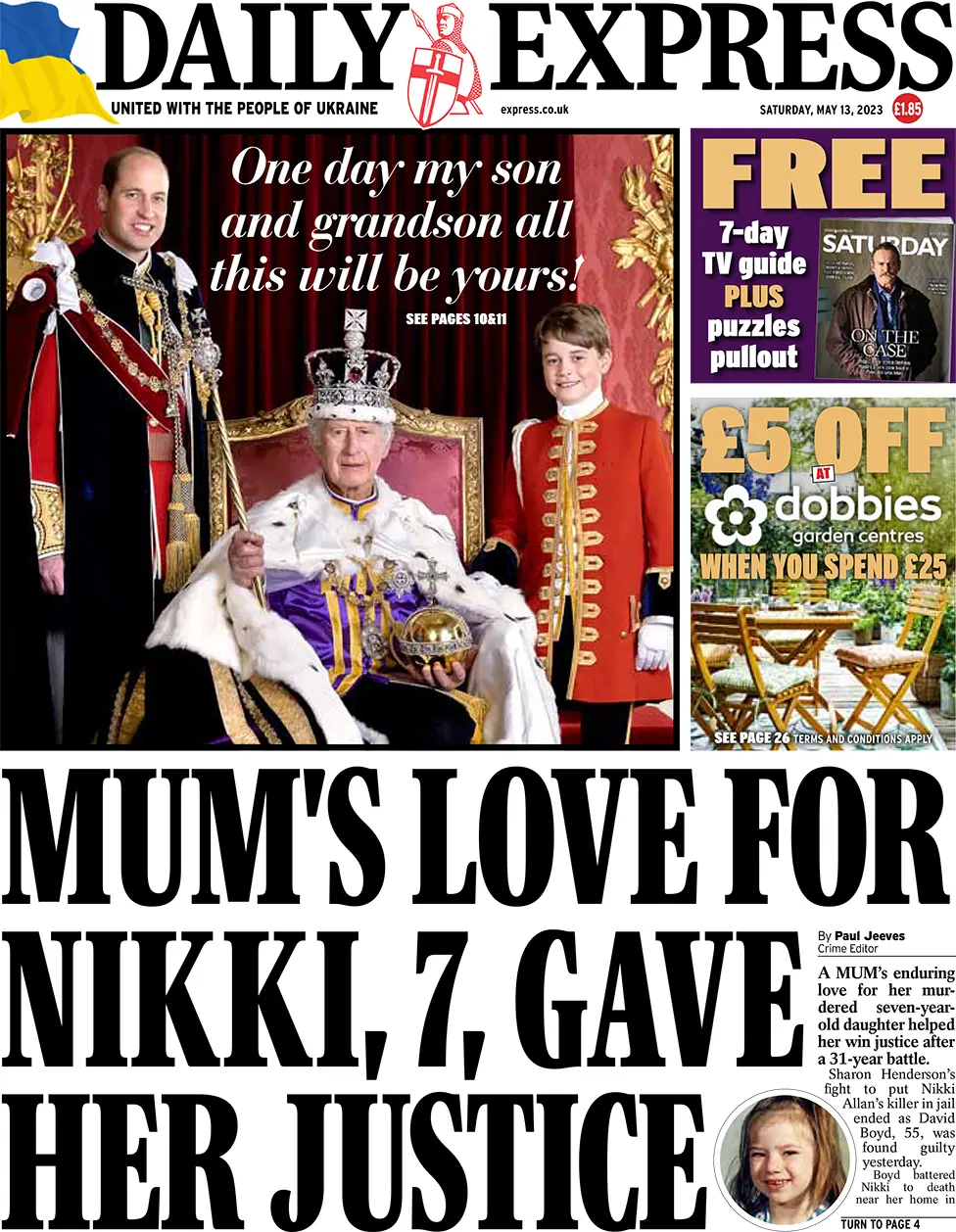 Daily Express front page