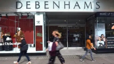 PA Debenhams store